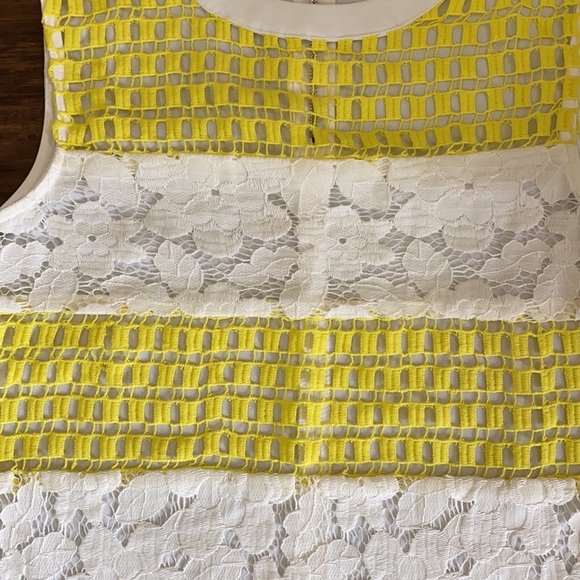 Endless Rose Yellow & White Top - Picture 5 of 8